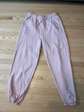 ALO Yoga Pink Quartz Drawstring Jogger Sweatpants